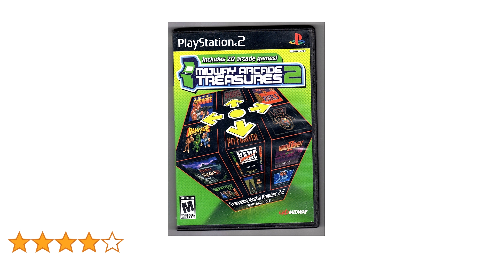 PS2 海外正規品 新品未開封 midway arcade treasures2 PS2 海外正規品 新品未開封 midway arcade treasures2 Midway